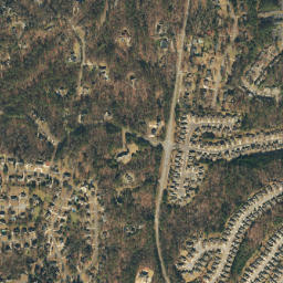 Altadena Woods Alabama High Resolution Satellite Map