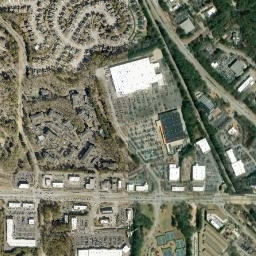 Peachtree City map(satellite map)