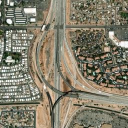 Contempo Tempe Arizona High Resolution Satellite Map