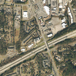 Forest Ridge Estates Alabama High Resolution Satellite Map