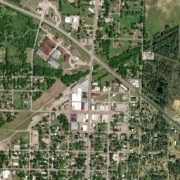 Wolfe City map(satellite map)