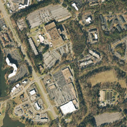 1851 Montgomery Highway South, Birmingham, AL High Resolution Satellite Map