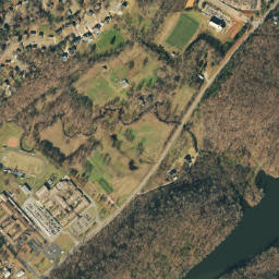 Heritage Oaks Alabama High Resolution Satellite Map