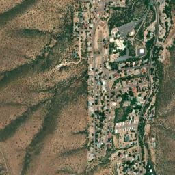 Six Shooter Canyon map(satellite map)