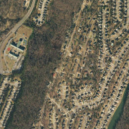 Shady Acres Estates Alabama High Resolution Satellite Map