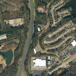 Southlake Alabama High Resolution Satellite Map