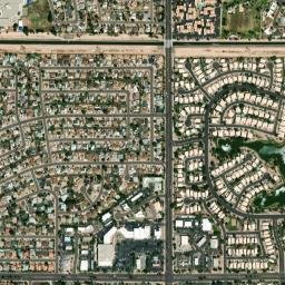 Continental Tempe Arizona High Resolution Satellite Map