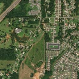 Flint Hill Alabama High Resolution Satellite Map