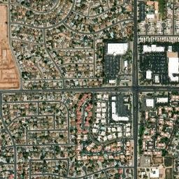 Canyon Run Arizona High Resolution Satellite Map