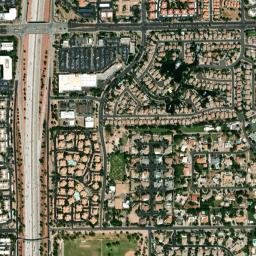 Central Ridge Arizona High Resolution Satellite Map