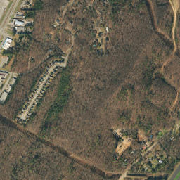 Little Oak Ridge Estates Alabama High Resolution Satellite Map