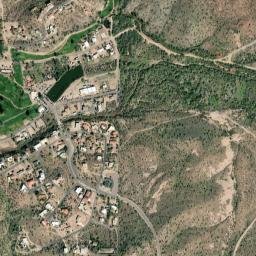 Queen Valley Arizona High Resolution Satellite Map