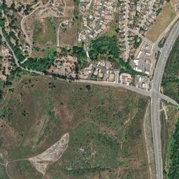 Bonsall map(satellite map)