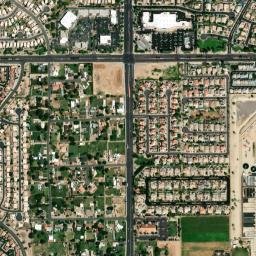 Rancho de Chandler Arizona High Resolution Satellite Map