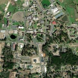 Cresent Drive, Southern Arkansas University High Resolution Satellite Map