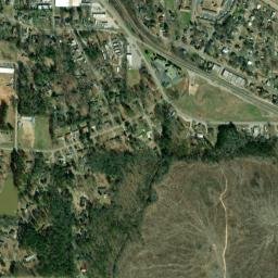 Butts County map(satellite map)