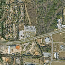 Deerfield Alabama High Resolution Satellite Map