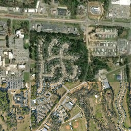 Dutton Place Alabama High Resolution Satellite Map