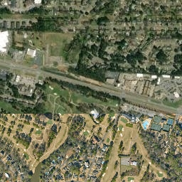 Academy Drive Alabama High Resolution Satellite Map