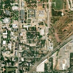 Texas Woman\‘s University Bookstore High Resolution Satellite Map