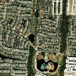 Savannah map(satellite map)