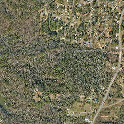 Cadillac Estates Alabama High Resolution Satellite Map
