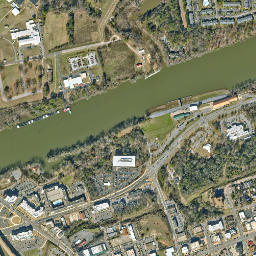 East Circle Alabama High Resolution Satellite Map