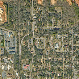 Candlelight Terrace Alabama High Resolution Satellite Map