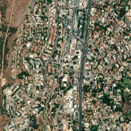 Qiryat Shemona map(satellite map)