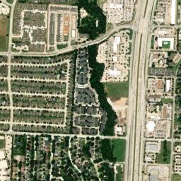 North Central Expressway, McKinney, TX  High Resolution Satellite Map