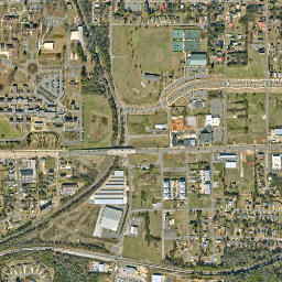 Alberta City Alabama High Resolution Satellite Map
