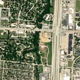 McKinney, Texas High Resolution Satellite Map