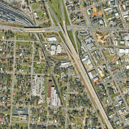 Ingleside Village Alabama High Resolution Satellite Map