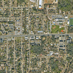 Bellview Heights Alabama High Resolution Satellite Map