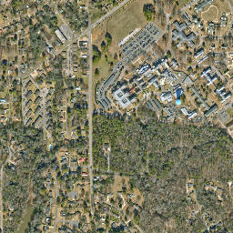 Woodland Terrace Alabama High Resolution Satellite Map