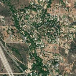 Jesmond Dene California High Resolution Satellite Map