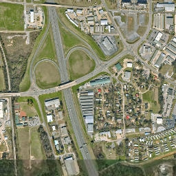 Sahama Village Alabama High Resolution Satellite Map