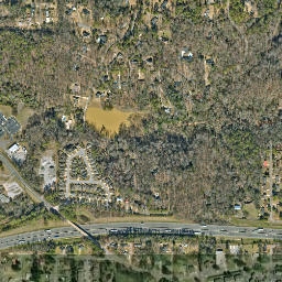 Arrow Wood Alabama High Resolution Satellite Map