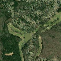 Woodland Forest Alabama High Resolution Satellite Map