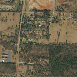 Monte Bello Alabama High Resolution Satellite Map