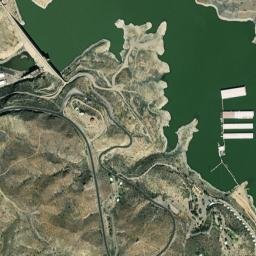 Elephant Butte map(satellite map)