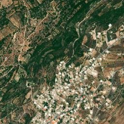 Ain Ebel map(satellite map)