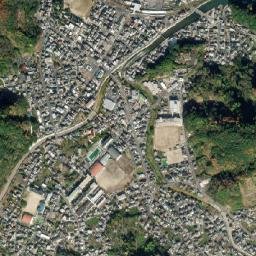 Tsukumi-shi map(satellite map)