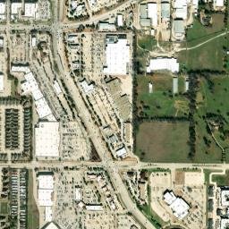 5801 Long Prairie Road, Flower Mound, TX High Resolution Satellite Map