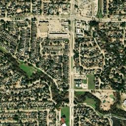 6813-6865 Creekside Ln Plano TX High Resolution Satellite Map