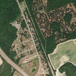 Burke County map(satellite map)
