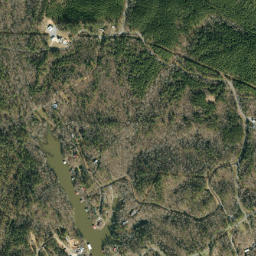 Wildwood Shores Alabama High Resolution Satellite Map