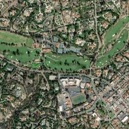 Rancho Santa Fe map(satellite map)