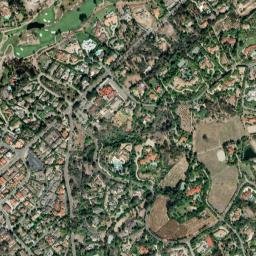 Rancho Santa Fe California High Resolution Satellite Map