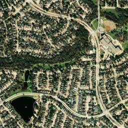 1929 Shenandoah Lane, Flower Mound, TX High Resolution Satellite Map